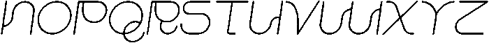 Regular Italic otf (400) Font UPPERCASE