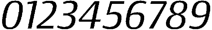 Regular Italic otf (400) Font OTHER CHARS