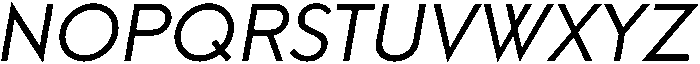 Regular Italic ttf (400) Font UPPERCASE