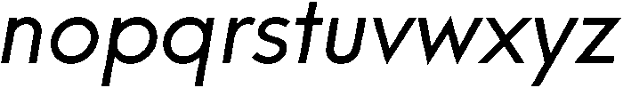 Regular Italic ttf (400) Font LOWERCASE