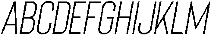 Regular Italic ttf (400) Font UPPERCASE