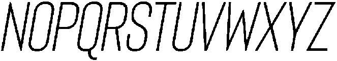 Regular Italic ttf (400) Font UPPERCASE
