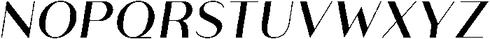 Regular Italic ttf (400) Font UPPERCASE