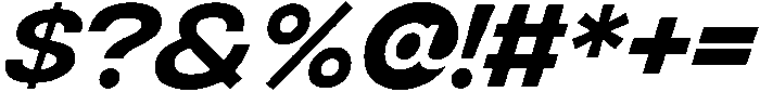 Regular Oblique otf (400) Font OTHER CHARS