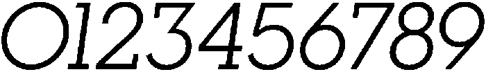 Regular Oblique otf (400) Font OTHER CHARS