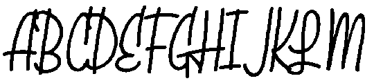Regular Oblique otf (400) Font UPPERCASE
