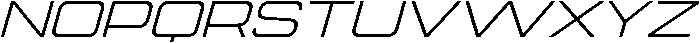 Regular Oblique otf (400) Font UPPERCASE