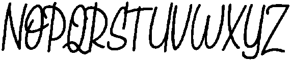 Regular Oblique otf (400) Font UPPERCASE
