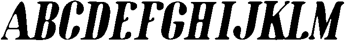 Regular Oblique otf (400) Font UPPERCASE