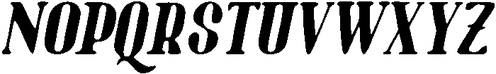 Regular Oblique otf (400) Font UPPERCASE