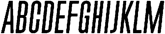 Regular Oblique otf (400) Font UPPERCASE