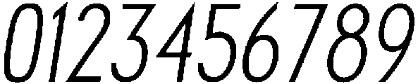 Regular Oblique otf (400) Font OTHER CHARS