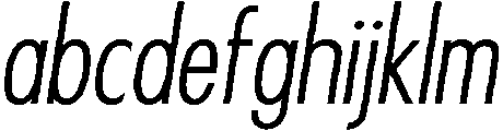Regular Oblique otf (400) FONT
