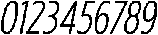 Regular Oblique otf (400) Font OTHER CHARS