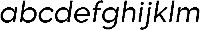 Regular Oblique otf (400) FONT