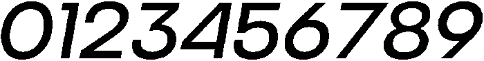 Regular Oblique otf (400) Font OTHER CHARS