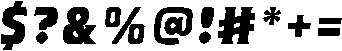 Regular Slanted otf (400) Font OTHER CHARS