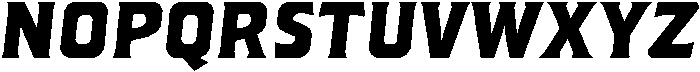 Regular Slanted otf (400) Font UPPERCASE