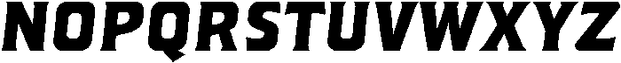 Regular Slanted otf (400) Font LOWERCASE