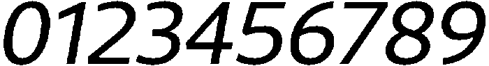 Regular italic otf (400) Font OTHER CHARS