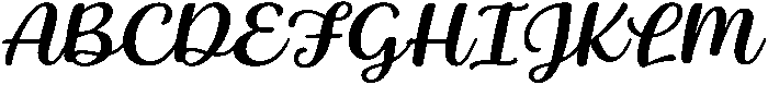 Regular italic otf (400) Font UPPERCASE