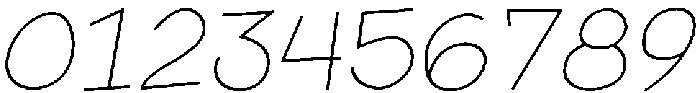RegularItalic otf (400) Font OTHER CHARS
