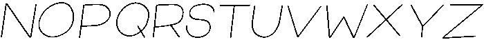 RegularItalic otf (400) Font UPPERCASE