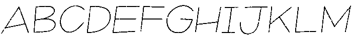 RegularItalic otf (400) Font UPPERCASE