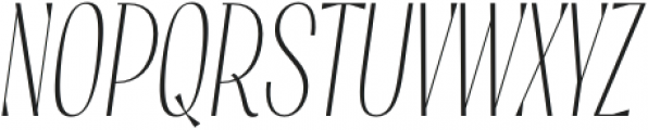 Regysca-Oblique otf (400) Font UPPERCASE