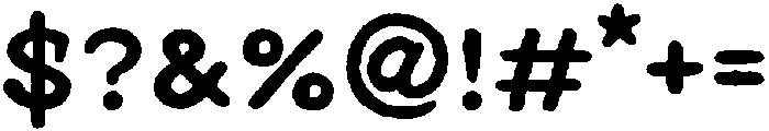 Rehative Regular otf (400) Font OTHER CHARS