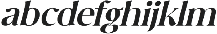 Rehgal Italic otf (400) Font LOWERCASE