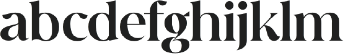 Rehgal otf (400) Font LOWERCASE