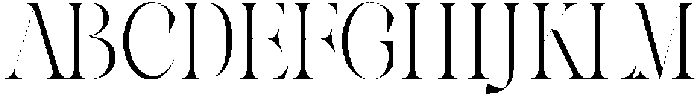 Reichamerina 430 otf (400) Font UPPERCASE