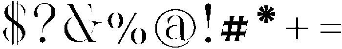 Reichamerina 530 otf (400) Font OTHER CHARS