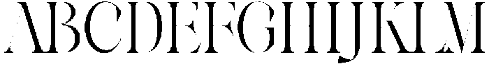 Reichamerina 530 otf (400) Font UPPERCASE