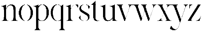 Reichamerina 530 otf (400) Font LOWERCASE