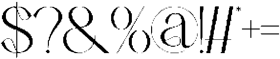 Reichi Regular otf (400) Font OTHER CHARS