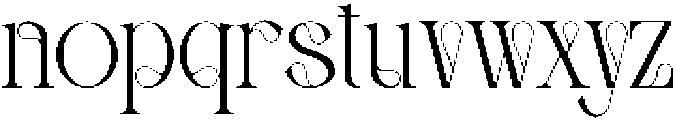Reichi Regular otf (400) Font LOWERCASE