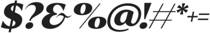Reifilano Extra Bold Italic otf (700) Font OTHER CHARS