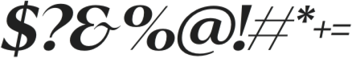 Reifilano Semi Bold Italic otf (600) Font OTHER CHARS