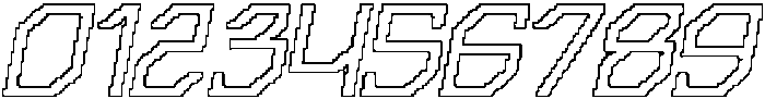 Reifost Pixel Outline otf (400) Font OTHER CHARS