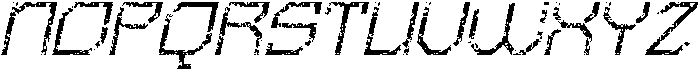 Reifost Stamp Italic otf (400) Font UPPERCASE