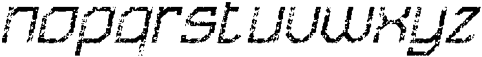 Reifost Stamp Italic otf (400) Font LOWERCASE