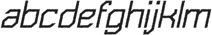 ReifostRough-Italic otf (400) Font LOWERCASE