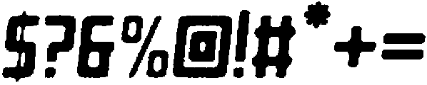 Reigner Angular Italic otf (400) Font OTHER CHARS