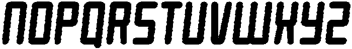 Reigner Circular Inline Italic otf (400) Font UPPERCASE