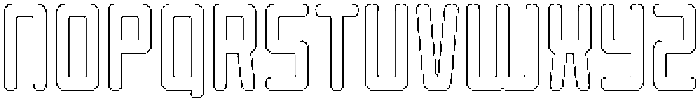 Reigner Circular Outline otf (400) Font LOWERCASE