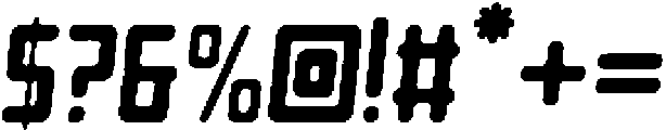 Reigner Circular Rough Italic otf (400) Font OTHER CHARS