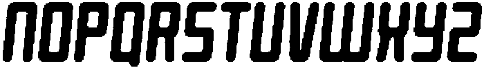 Reigner Circular Rough Italic otf (400) Font UPPERCASE