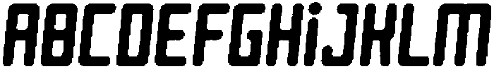 Reigner Circular Rough Italic otf (400) FONT